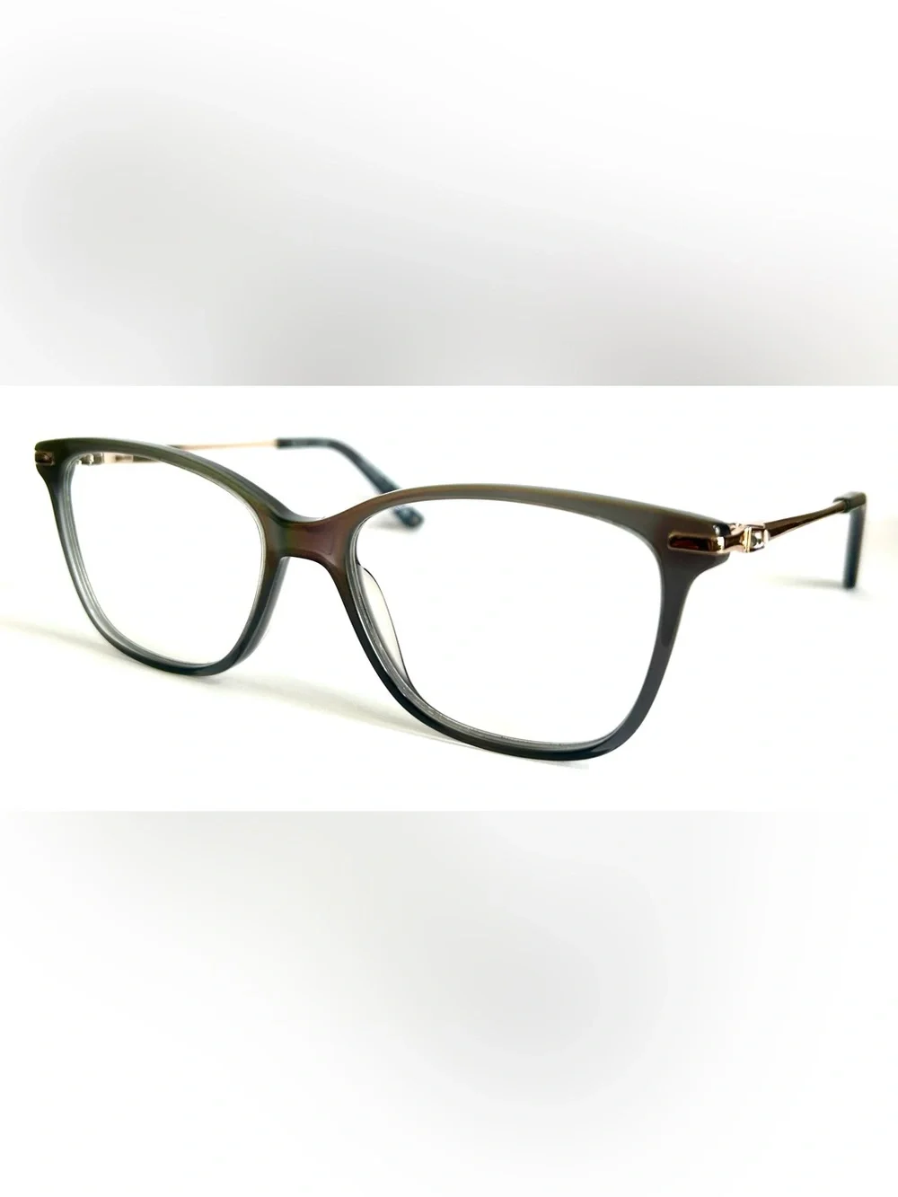 Stylish Women's Bulova Round Eyeglass prescription Frame in Chromatic Sunset